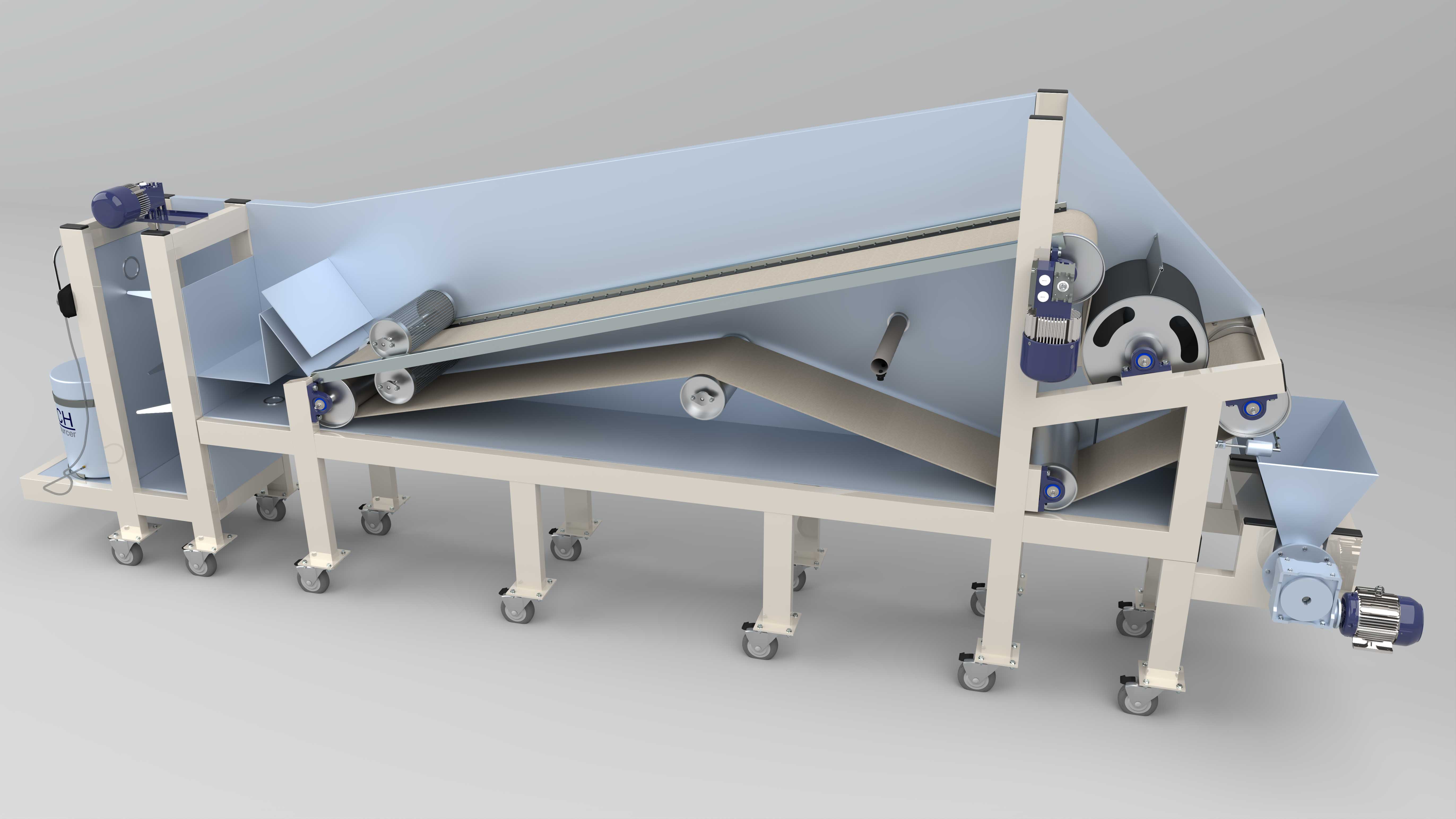 persona realizando pruebas en planta complementaria de tratamiento de aguas residuales - ver detalles de la planta