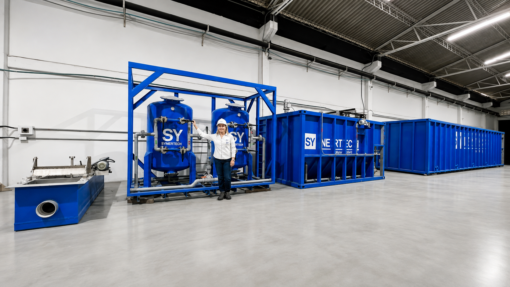 Planta contenedorizada para tratamiento de aguas residuales y agua potable COD 374 - 375 - 376 - 377: SQA INGENIERÍA