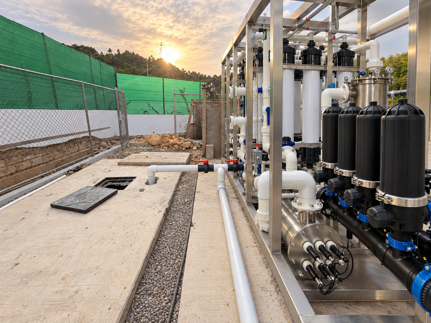 ACUABOX ULTRA instalada en planta de tratamiento de agua potable