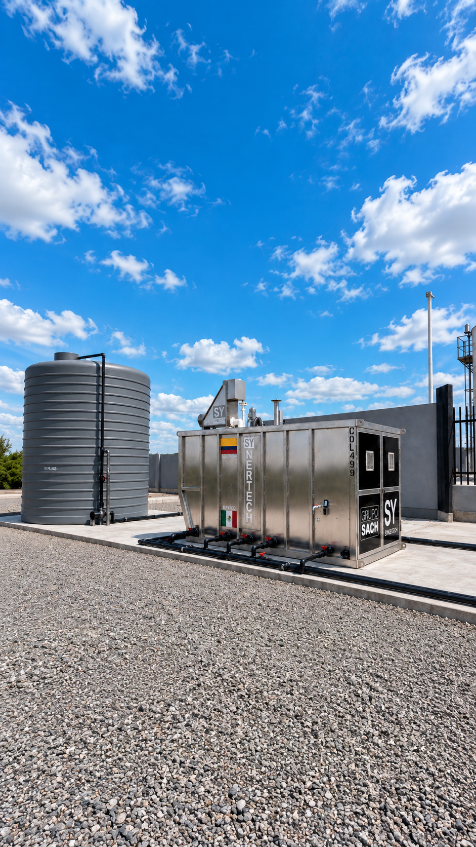 Planta Bioplus para tratamiento integral de aguas residuales industriales